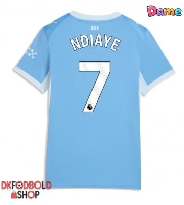 Manchester City Iliman Ndiaye #7 Hjemmebanetrøje Dame 2026-27 Kort ærmer